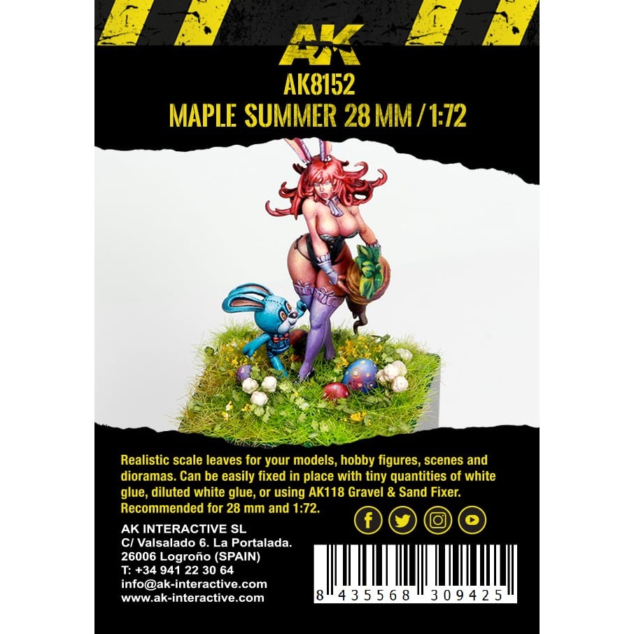 AK8152 - Vegetation - Maple Summer Leaves 1/72 - 植被 - 夏季楓葉-細節圖2