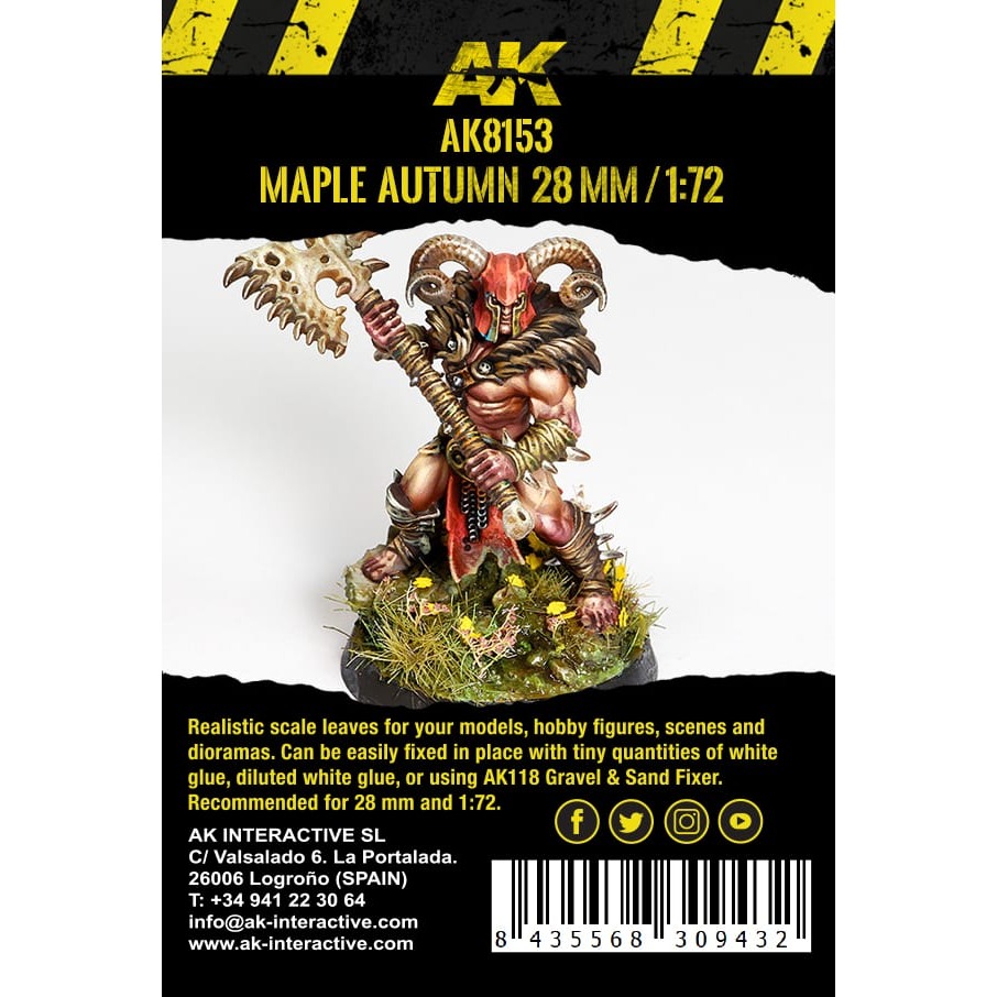 AK8153 - Vegetation - Maple Autumn Leaves 1/72 - 植被 - 秋季楓葉-細節圖3