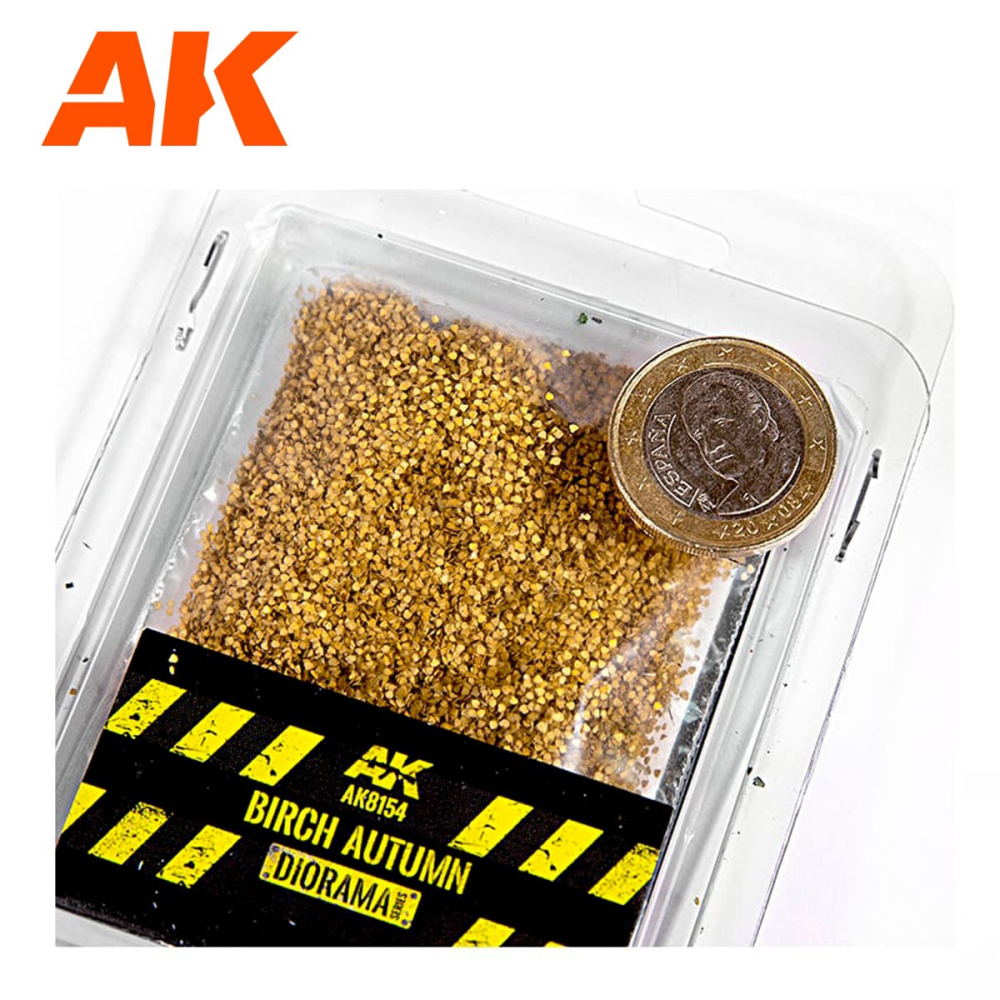AK8154 - Vegetation - Birch Autumn Leaves 1/72 - 植被 - 秋季樺木葉-細節圖2