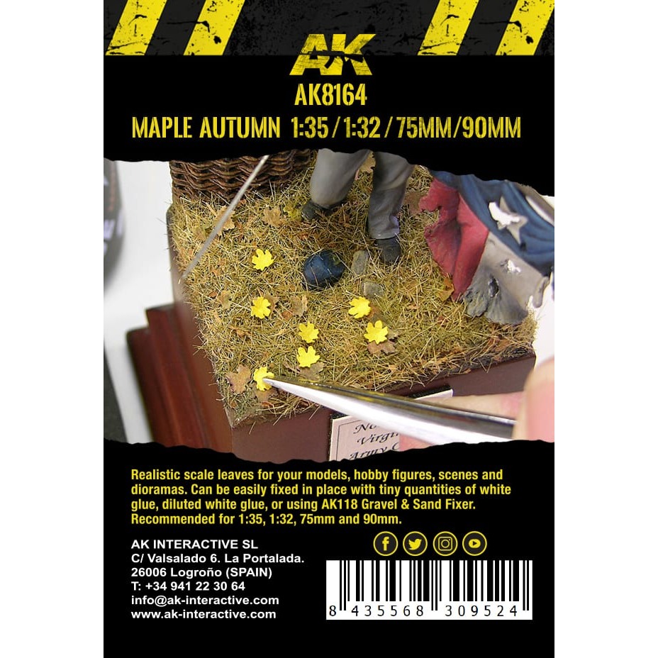 AK8164 - Vegetation - Maple Autumn Leaves 1/35 - 植被 - 秋季楓葉-細節圖3
