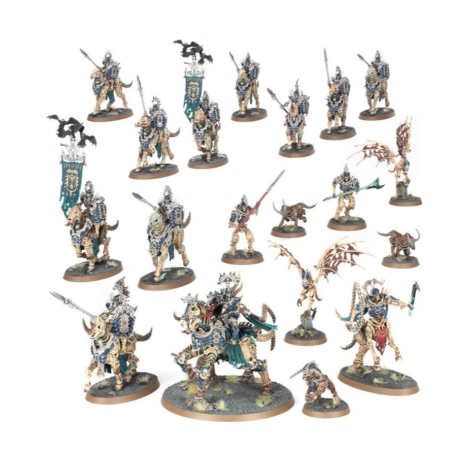 【戰鎚AOS】Ossiarch : Spearhead-Kavalos Vanguard-先鋒軍：殮骨骸軍：骨騎先鋒隊-細節圖2