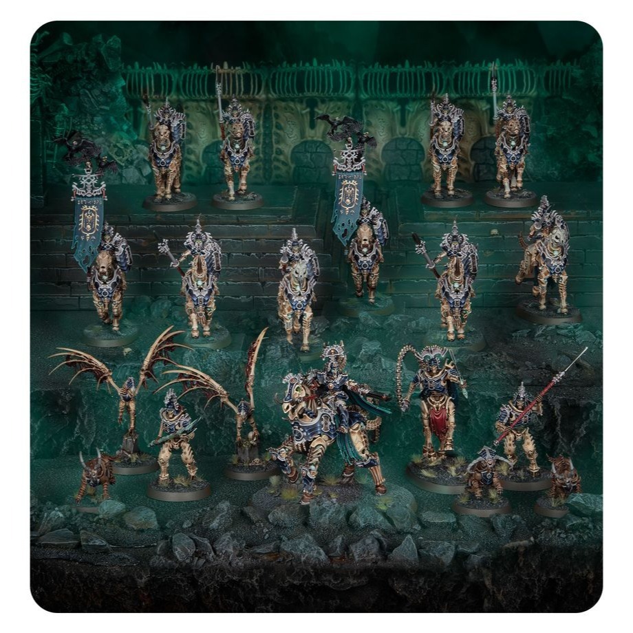 【戰鎚AOS】Ossiarch : Spearhead-Kavalos Vanguard-先鋒軍：殮骨骸軍：骨騎先鋒隊-細節圖8
