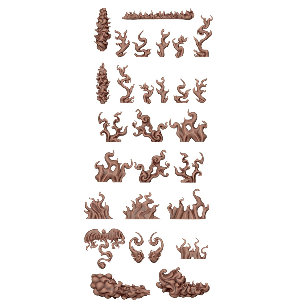 AKBIT0032 - Special Effects - Flame Spell (28 Pieces) -火焰咒語-細節圖3