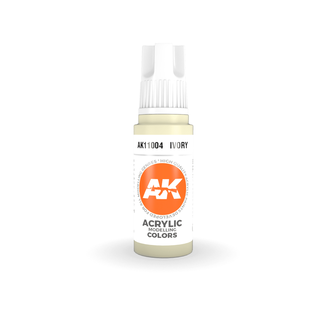 AK-11004 AK Interactive 3G Acrylic Ivory 17ml-細節圖2