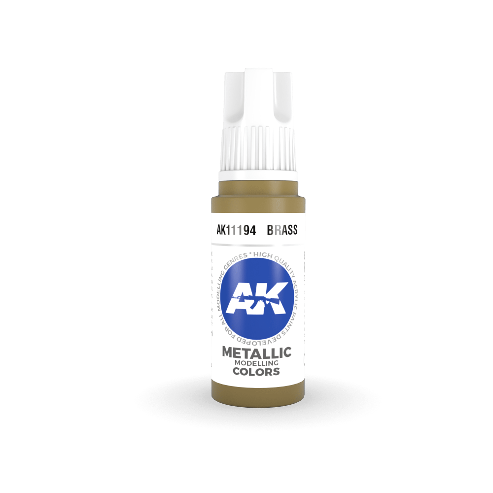 AK-11194 AK Interactive 3G Acrylic Brass 17ml-細節圖2