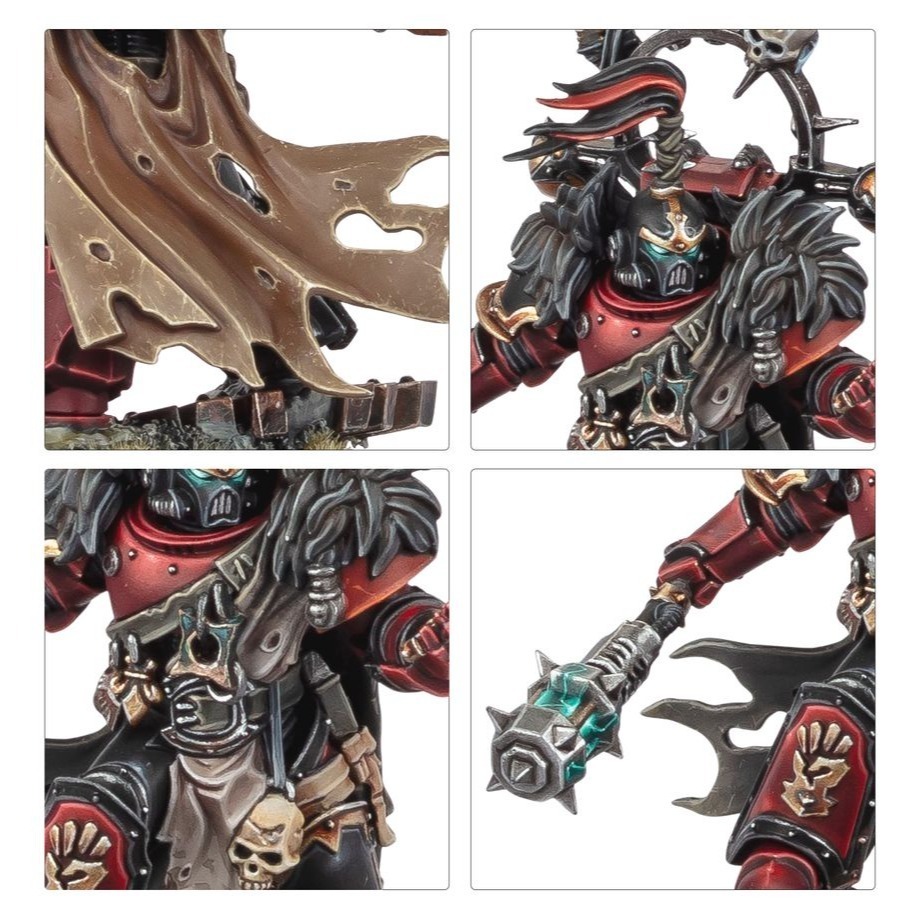 【戰鎚40k】Chaos Space Marines:Red Corsairs Reave 混沌星際戰士紅海盜劫掠艦長-細節圖4