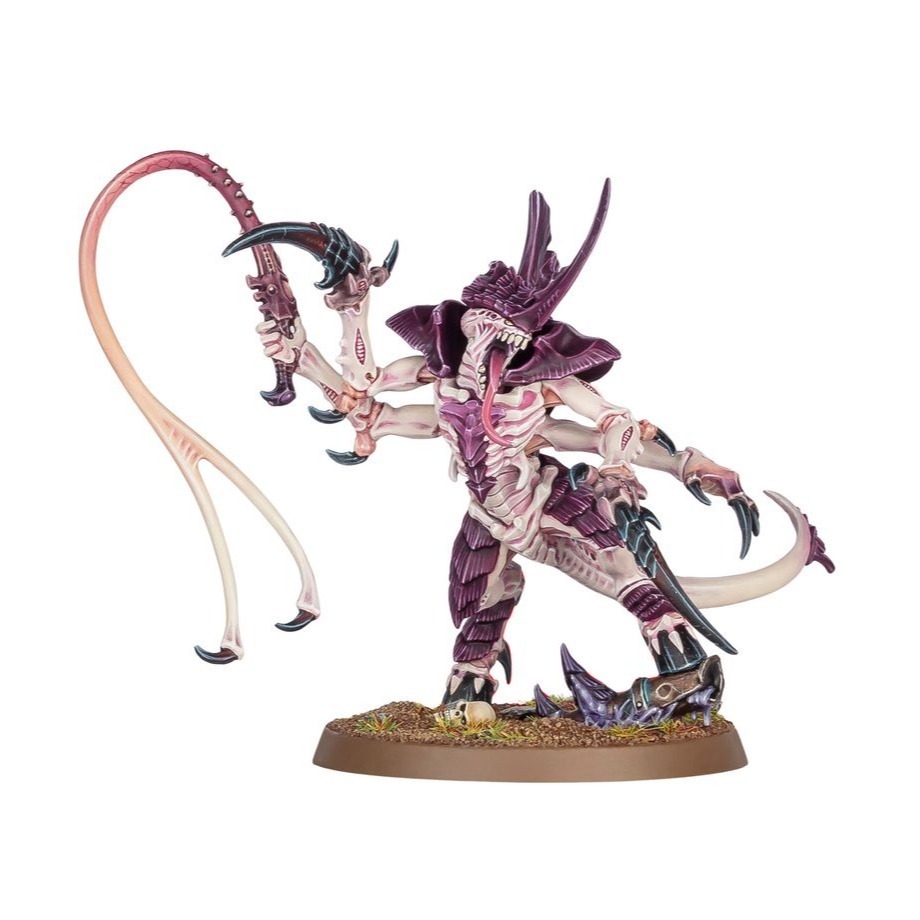 【戰鎚40k】Tyranids:Tyranid Prime with Lash Whip-泰倫蟲族：裝備抽擊鞭的泰倫王蟲-細節圖2