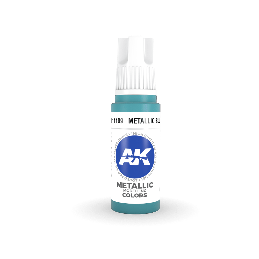 AK-11199 AK Interactive 3G Acrylic Metallic Blue 17ml-細節圖2