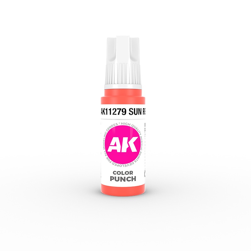 AK-11279 AK Interactive 3G Ultra Color Punch Sun Red 17ml-細節圖2