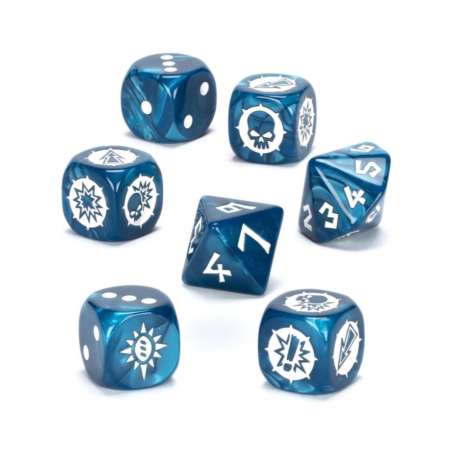 High Elf: Team Dice Set - 血碗橄欖球：高等精靈球隊套骰-細節圖2