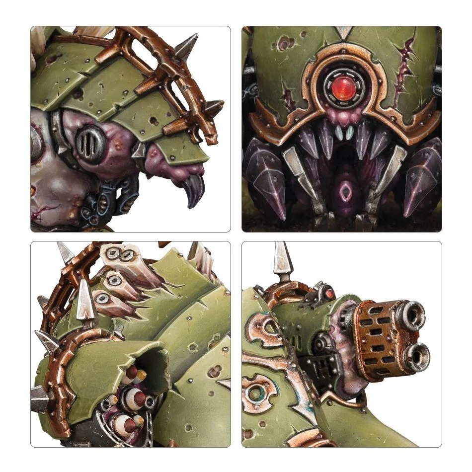 【戰鎚40k】Death Guard Myphitic Blight-Hauler - 死亡守衛惡臭附載機(易組版)-細節圖3
