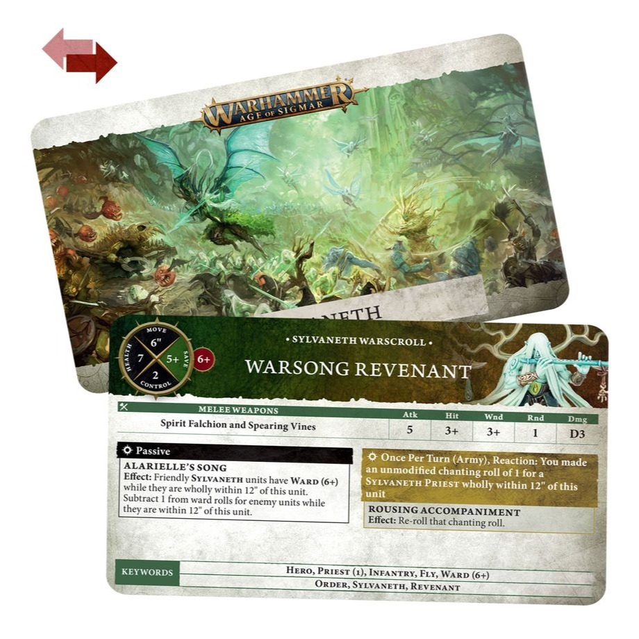 【戰鎚AOS】Sylvaneth: Warscroll Cards (English) - 戰爭卷軸：樹海靈木(英文版)-細節圖2