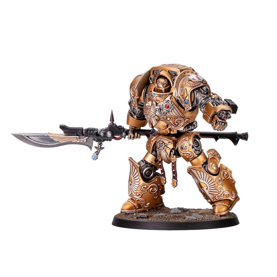 Legio Custodes: Custodian Dreadnought - 禁軍軍團：帝皇禁軍無畏機甲-細節圖2