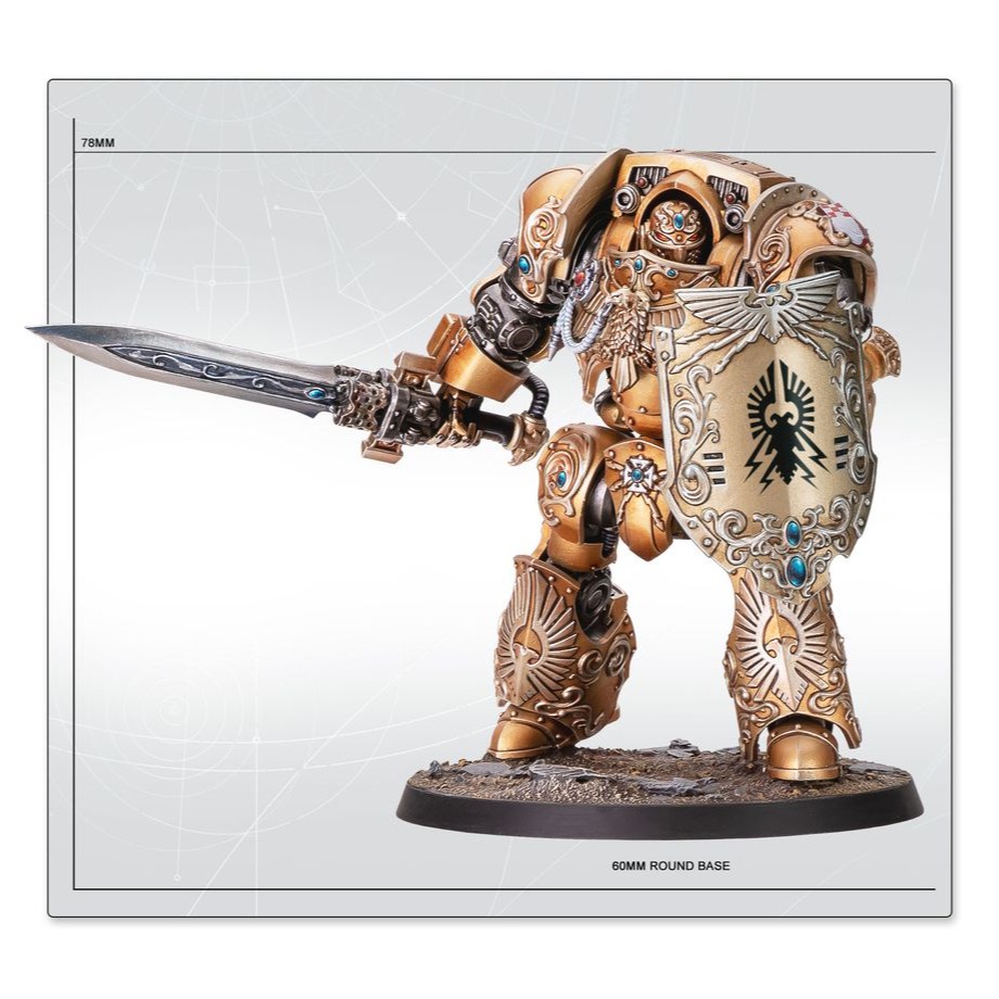 Legio Custodes: Custodian Dreadnought - 禁軍軍團：帝皇禁軍無畏機甲-細節圖4