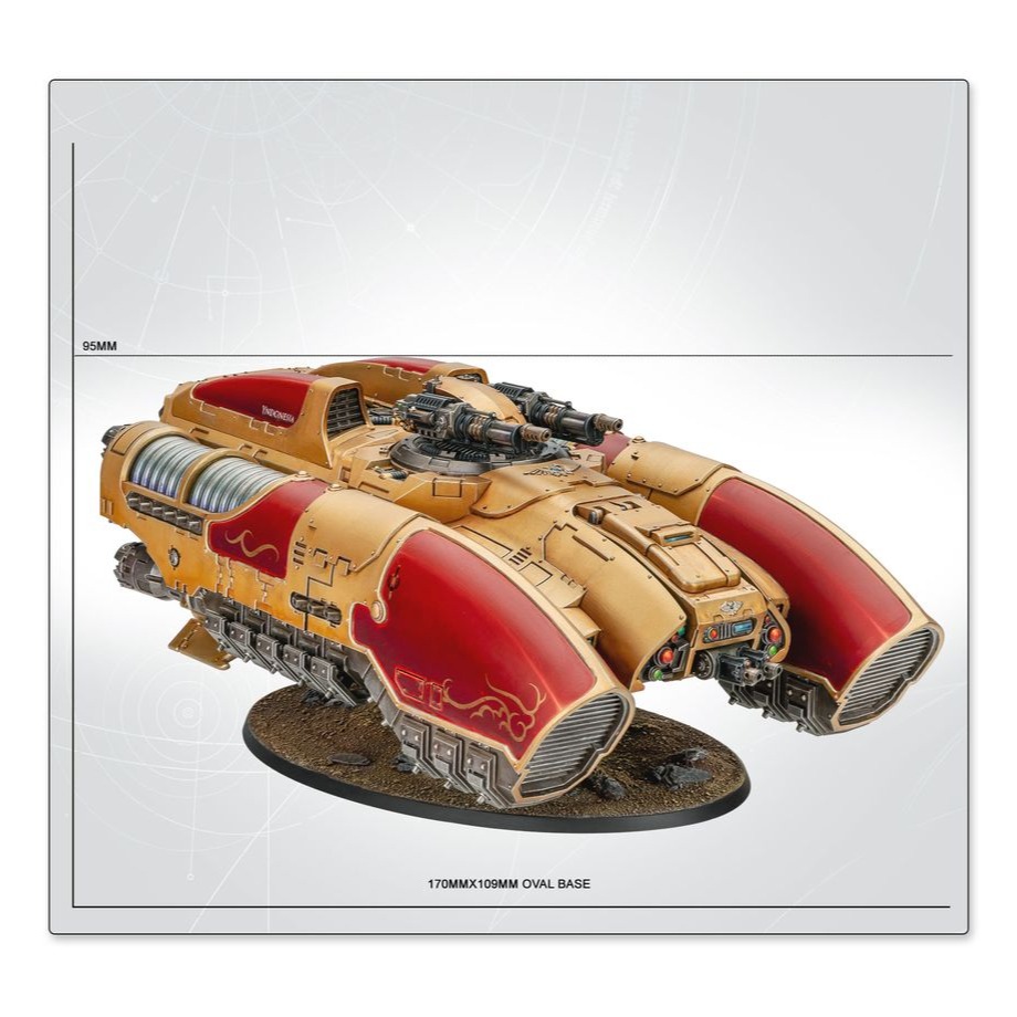 Legio Custodes: Coronus Grav-carrier - 禁軍軍團：克洛諾斯反重力運兵車-細節圖3