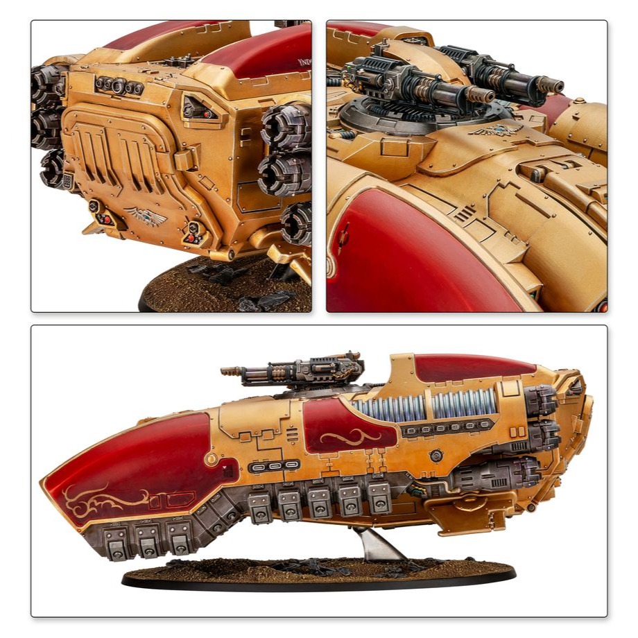 Legio Custodes: Coronus Grav-carrier - 禁軍軍團：克洛諾斯反重力運兵車-細節圖4