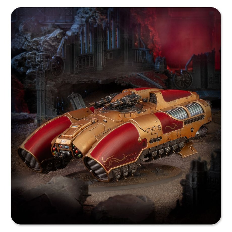 Legio Custodes: Coronus Grav-carrier - 禁軍軍團：克洛諾斯反重力運兵車-細節圖6