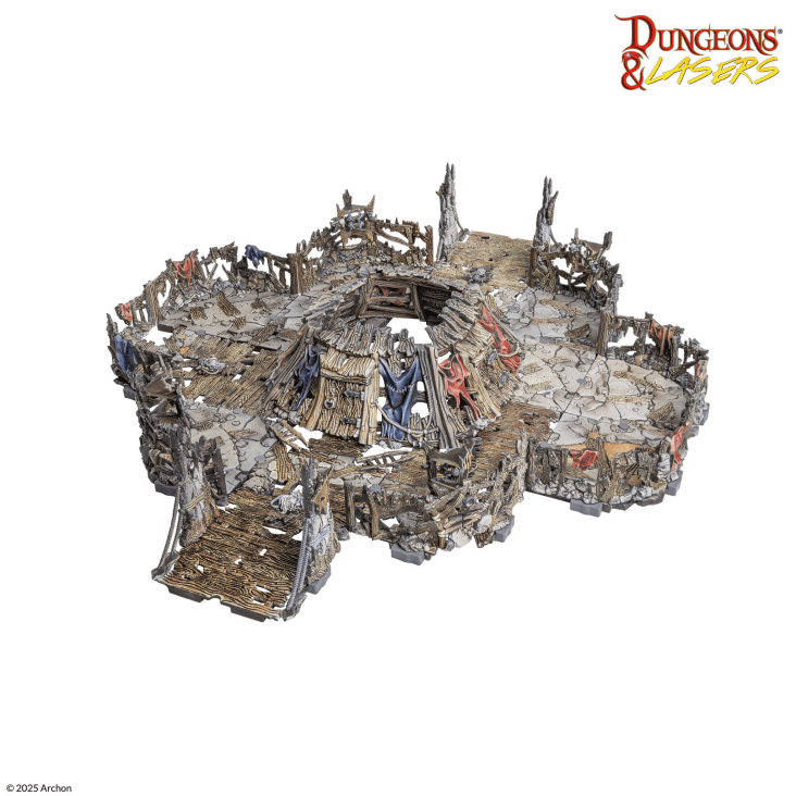 Goblin Lair PrismaCast™ Pre-painted Terrain - 哥布林窩點 預塗地形-細節圖3