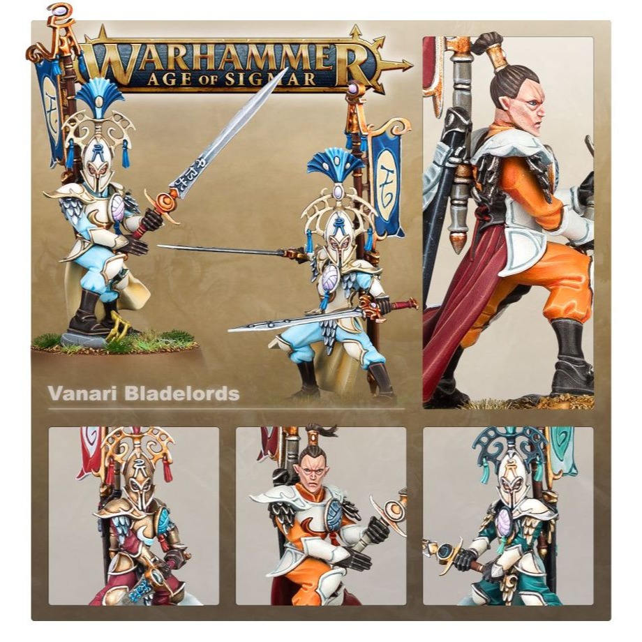 Lumineth Realm-Lords: Vanari Bladelords - 光域領主驍勇族利刃領主-細節圖3