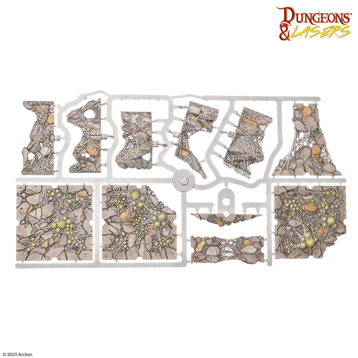 Spider Nest PrismaCast™ Pre-painted Terrain - 蜘蛛巢穴 預塗地形-細節圖3