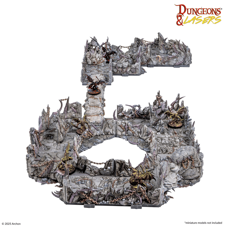 Demonic Caves PrismaCast™ Pre-Painted Terrain - 邪魔洞穴 預塗地形-細節圖2