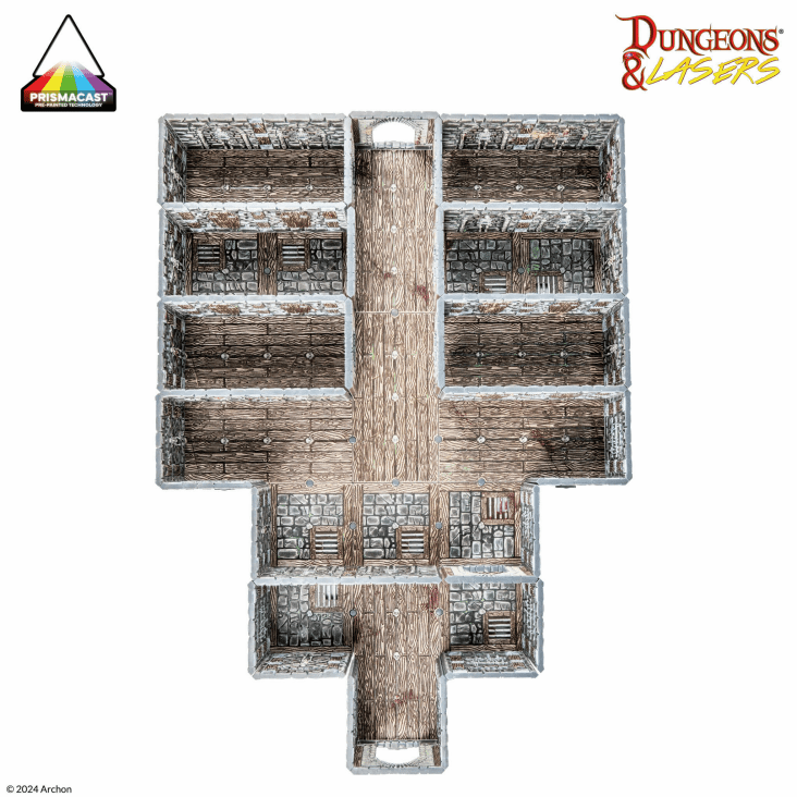 Chambers of Torment PrismaCast™Pre-Painted Terrain-苦痛地牢 預塗地形-細節圖3