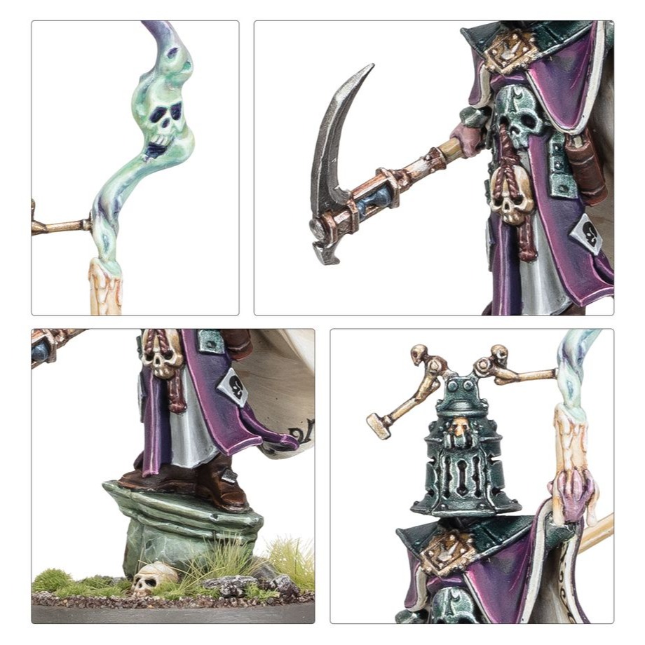 【戰鎚AOS】Cities of Sigmar: Amethyst Knellmage - 西格瑪之城：紫晶鳴鐘法師-細節圖3