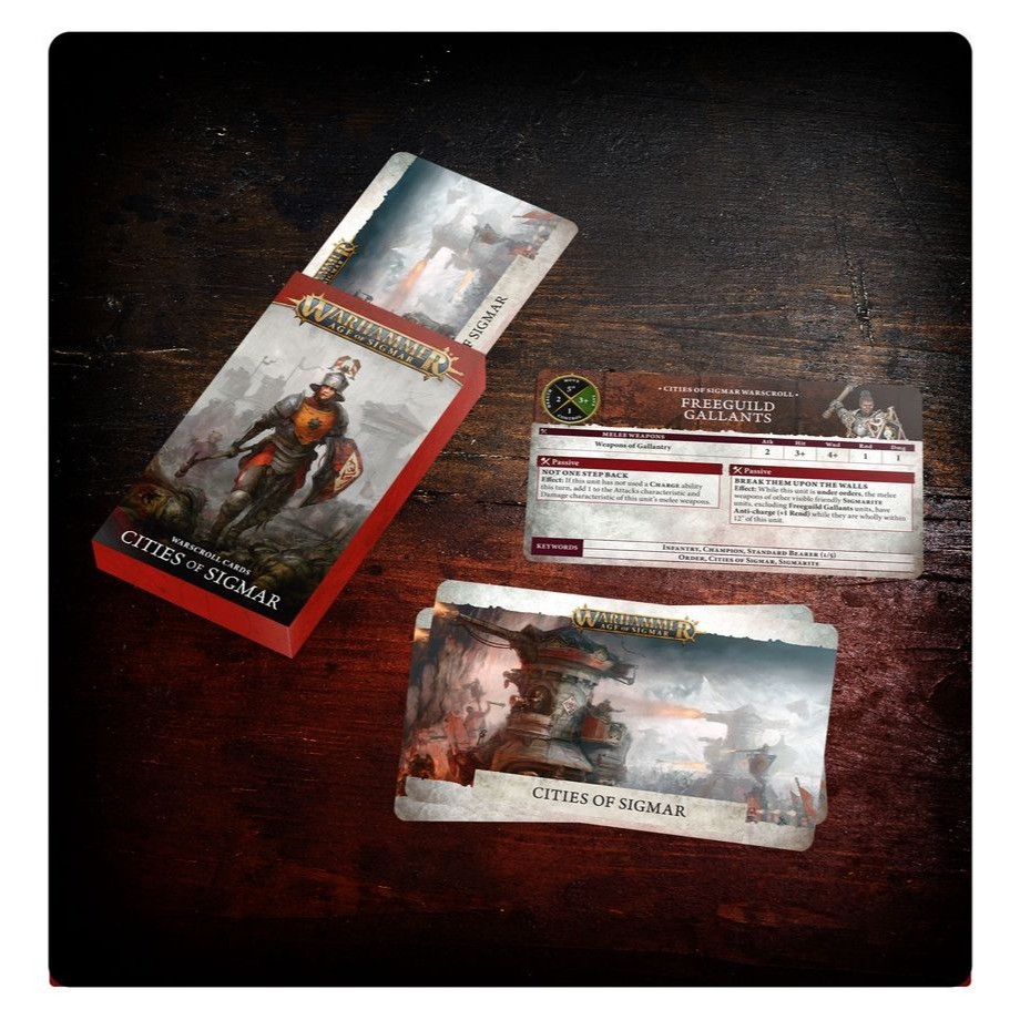 【戰鎚AOS】Warscroll Cards (English) - 戰爭卷軸卡片：西格瑪之城(英文版)-細節圖4