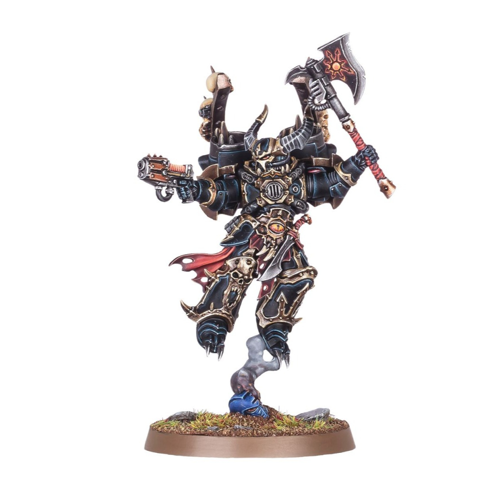 Chaos Space Marines: Lord With Jump Pack - 混沌星際戰士：跳躍背包混沌領主-細節圖2