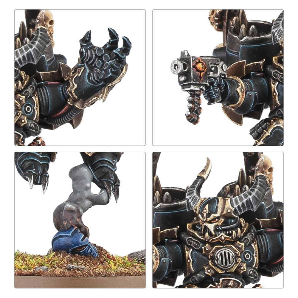 Chaos Space Marines: Lord With Jump Pack - 混沌星際戰士：跳躍背包混沌領主-細節圖3