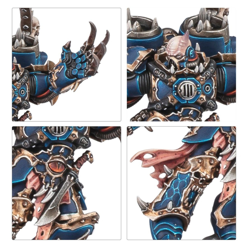 Chaos Space Marines: Lord With Jump Pack - 混沌星際戰士：跳躍背包混沌領主-細節圖4