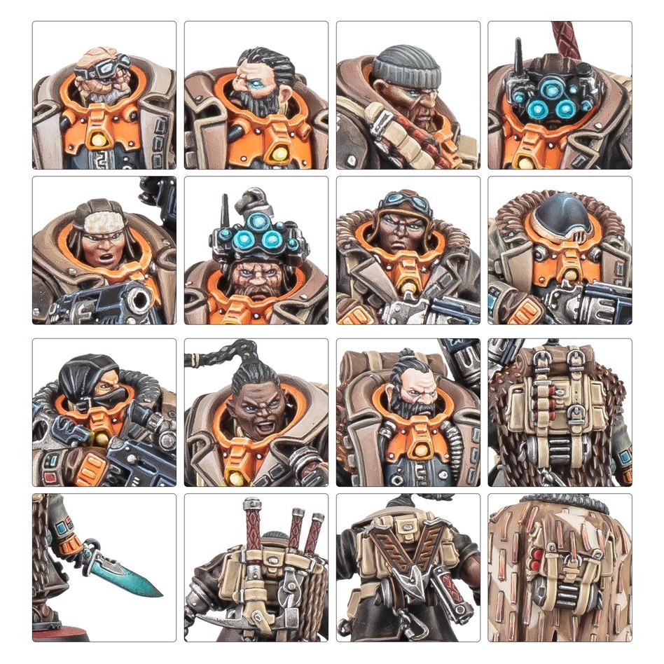 【戰鎚40k】KILL TEAM: HERNKYN YAEGIRS - 殺戮小隊：遠行者獵手-細節圖5