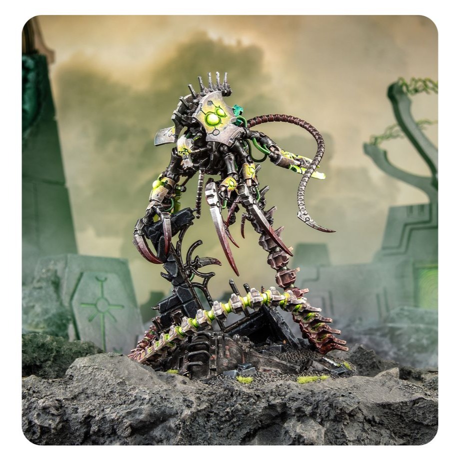 【戰鎚40k】Necrons: Nekrosor Ammentar-太空死靈內克羅梭．阿門塔爾-細節圖4