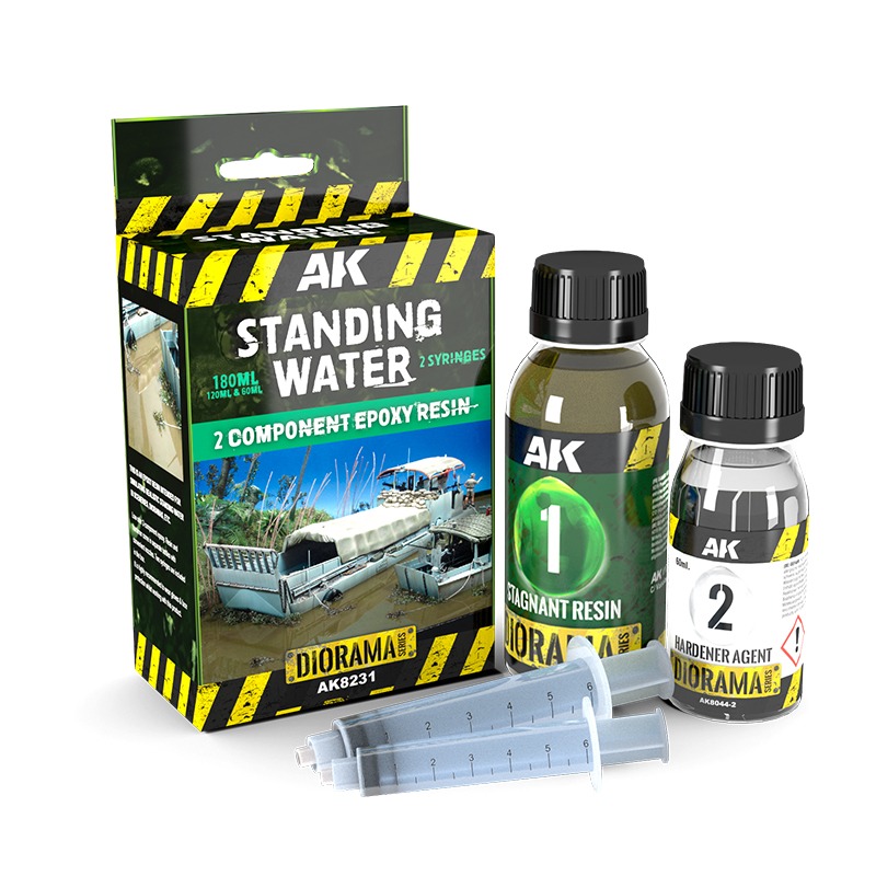 AK8231 - Resin Stagnant Water Components Epoxy Resin180ml-細節圖2