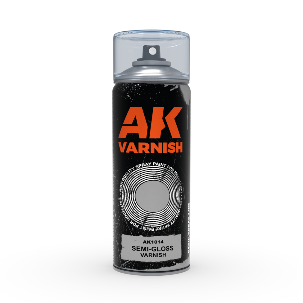 AK Sprays-Basic Colors-AK1014 Semi-Gloss Varnish Spray 400ml-細節圖2