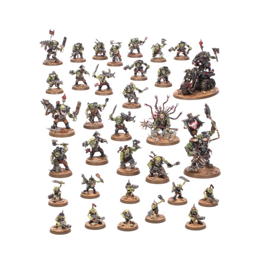 Warhammer Getting Started with Orks(ENG)-戰鎚40K：歐克蠻人入門套裝(英文)-細節圖2