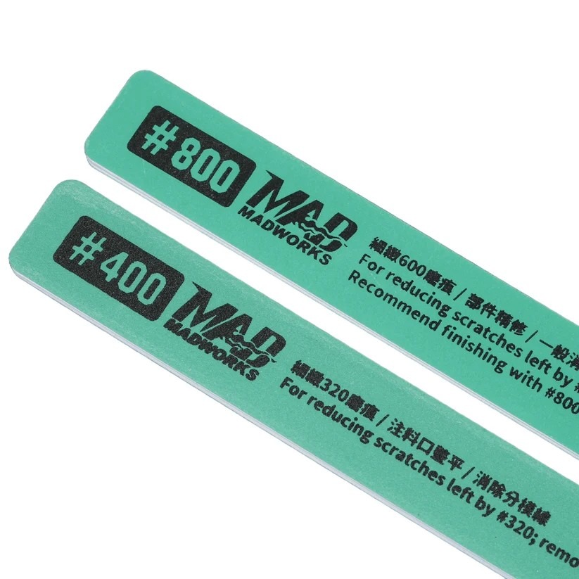 Madworks: 1PC 400/600 / 1PC 800/1000 -DSB-000 雙面硬質打磨棒組合包-細節圖2