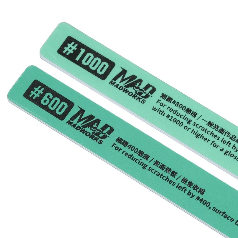 Madworks: 1PC 400/600 / 1PC 800/1000 -DSB-000 雙面硬質打磨棒組合包-細節圖3