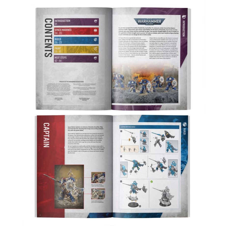 Getting Started with Space Marines (CHN) -戰鎚40K：星際戰士入門套裝(簡中)-細節圖9