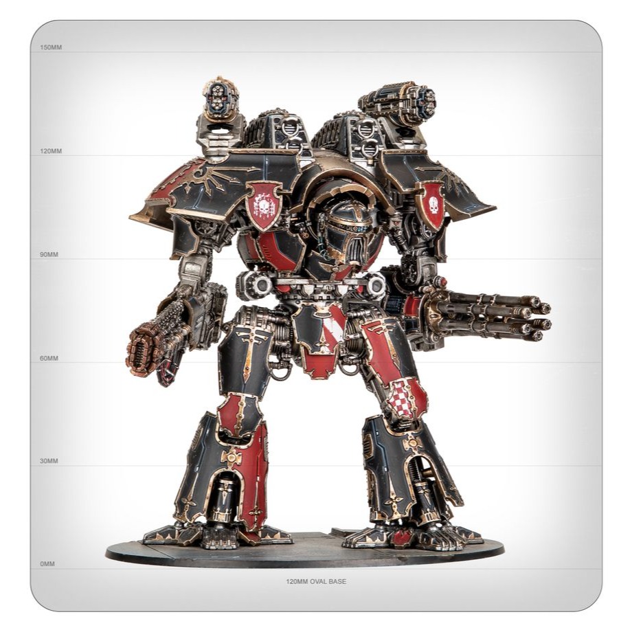 Legions Imperialis - 帝國軍團：裝備爆燃毀滅炮與重型加特林爆能炮的戰將泰坦-細節圖6