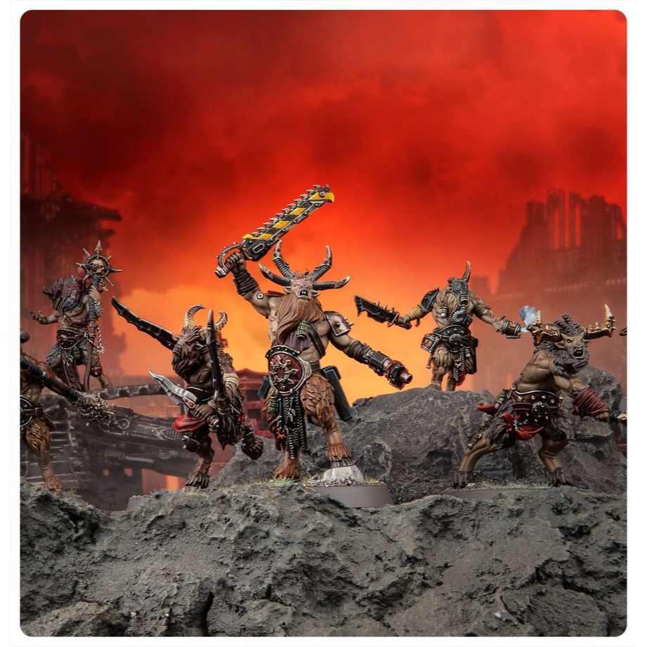 Chaos Space Marines: Fellgor Beastmen - 混沌星際戰士：惡角獸掠奪者-細節圖5