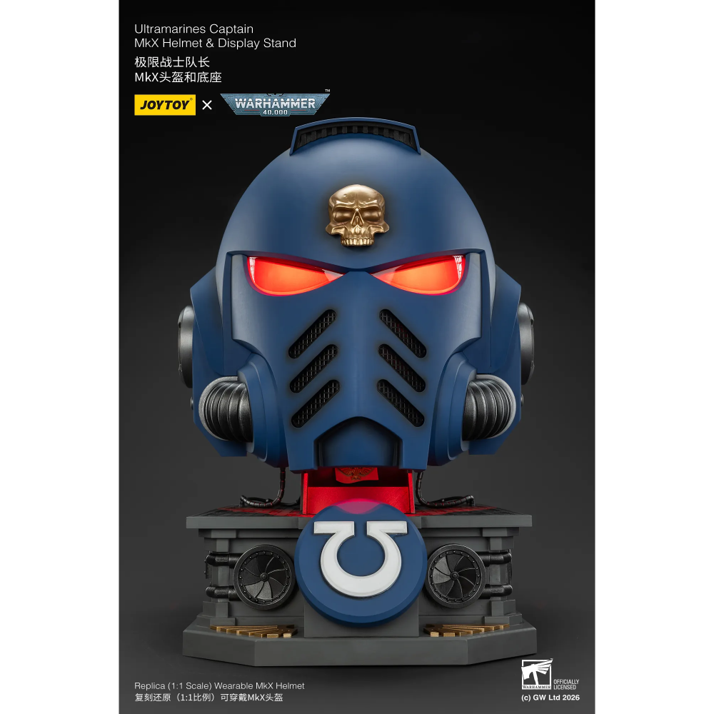 【JoyToy】MkX Helmet & Display Stand - 極限戰士隊長: MkX頭盔與底座-細節圖5