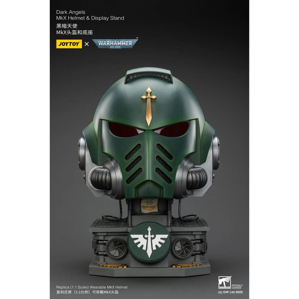 Dark Angels: MkX Helmet & Display Stand - 黑暗天使: MkX頭盔和底座-細節圖3