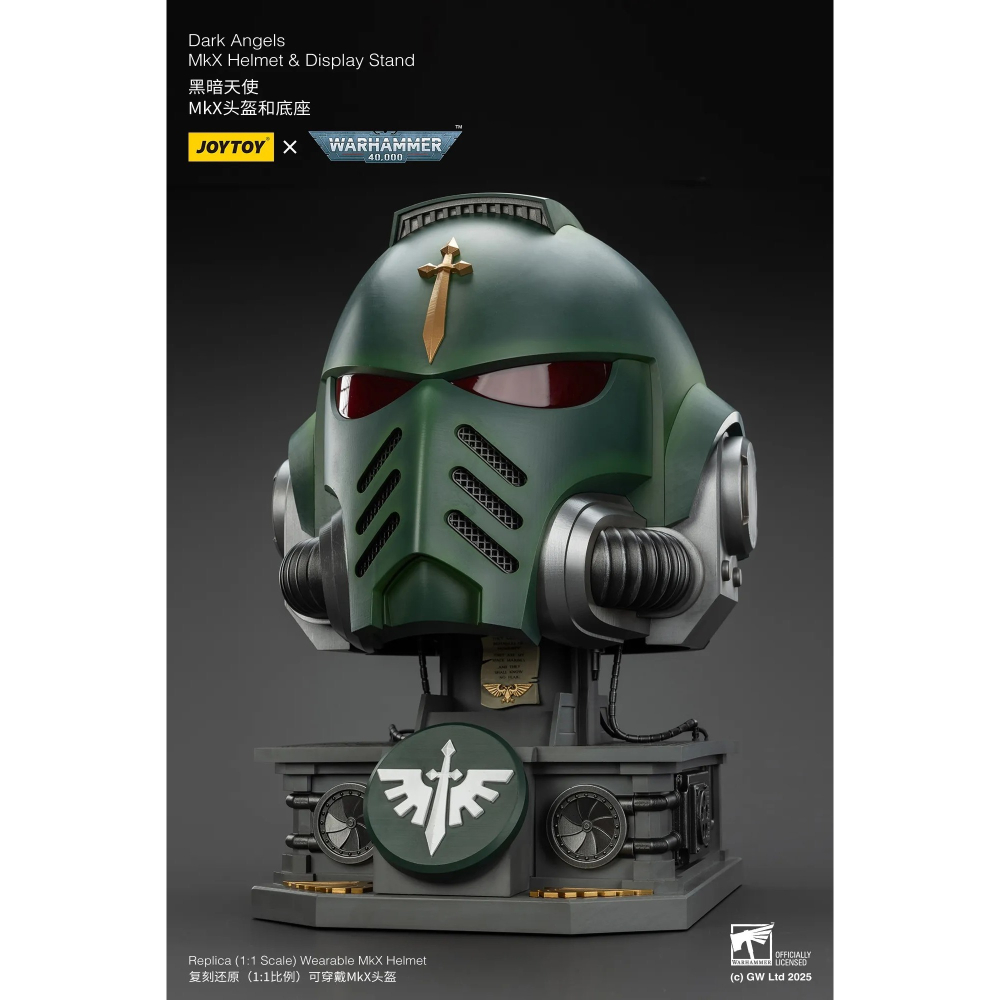 Dark Angels: MkX Helmet & Display Stand - 黑暗天使: MkX頭盔和底座-細節圖4