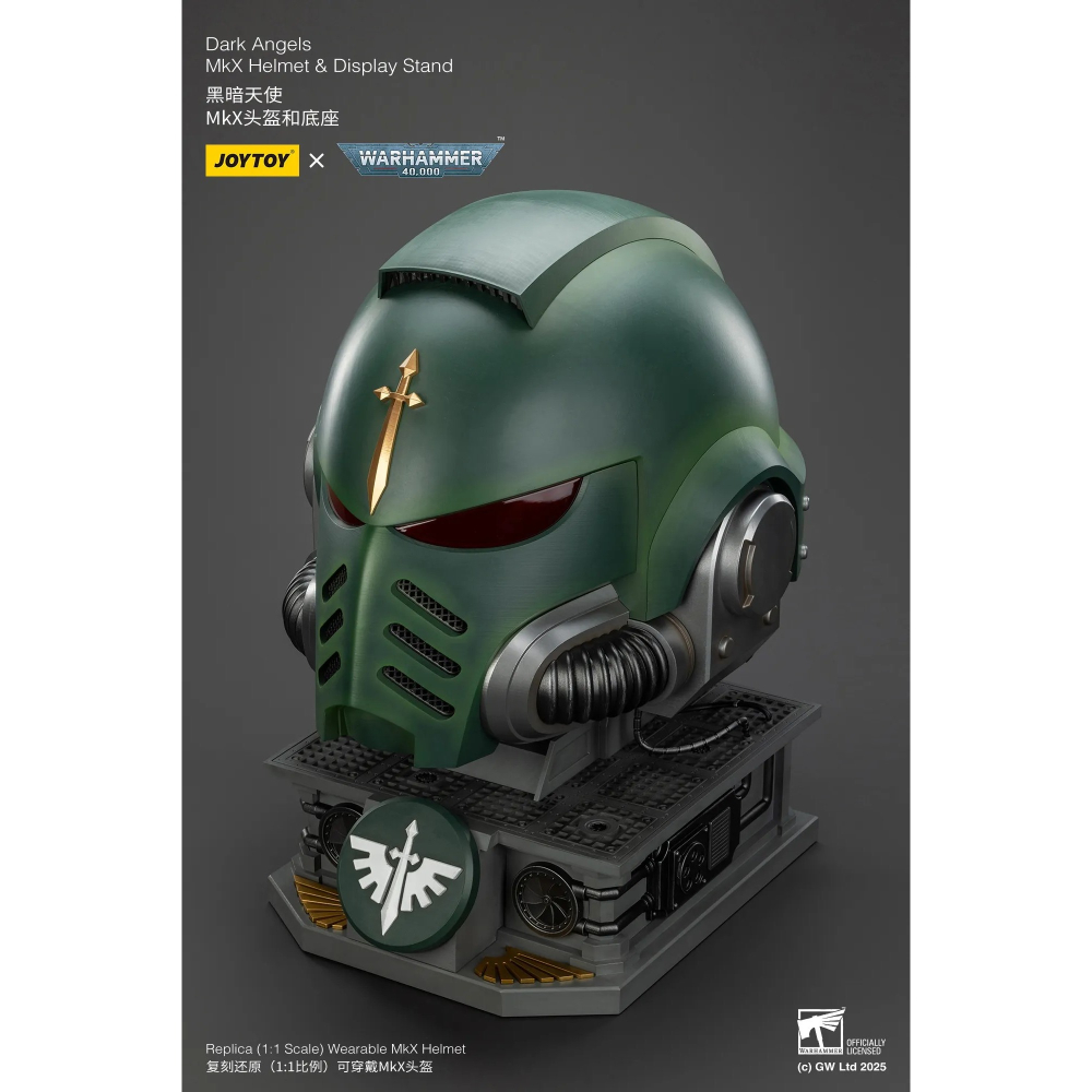 Dark Angels: MkX Helmet & Display Stand - 黑暗天使: MkX頭盔和底座-細節圖5
