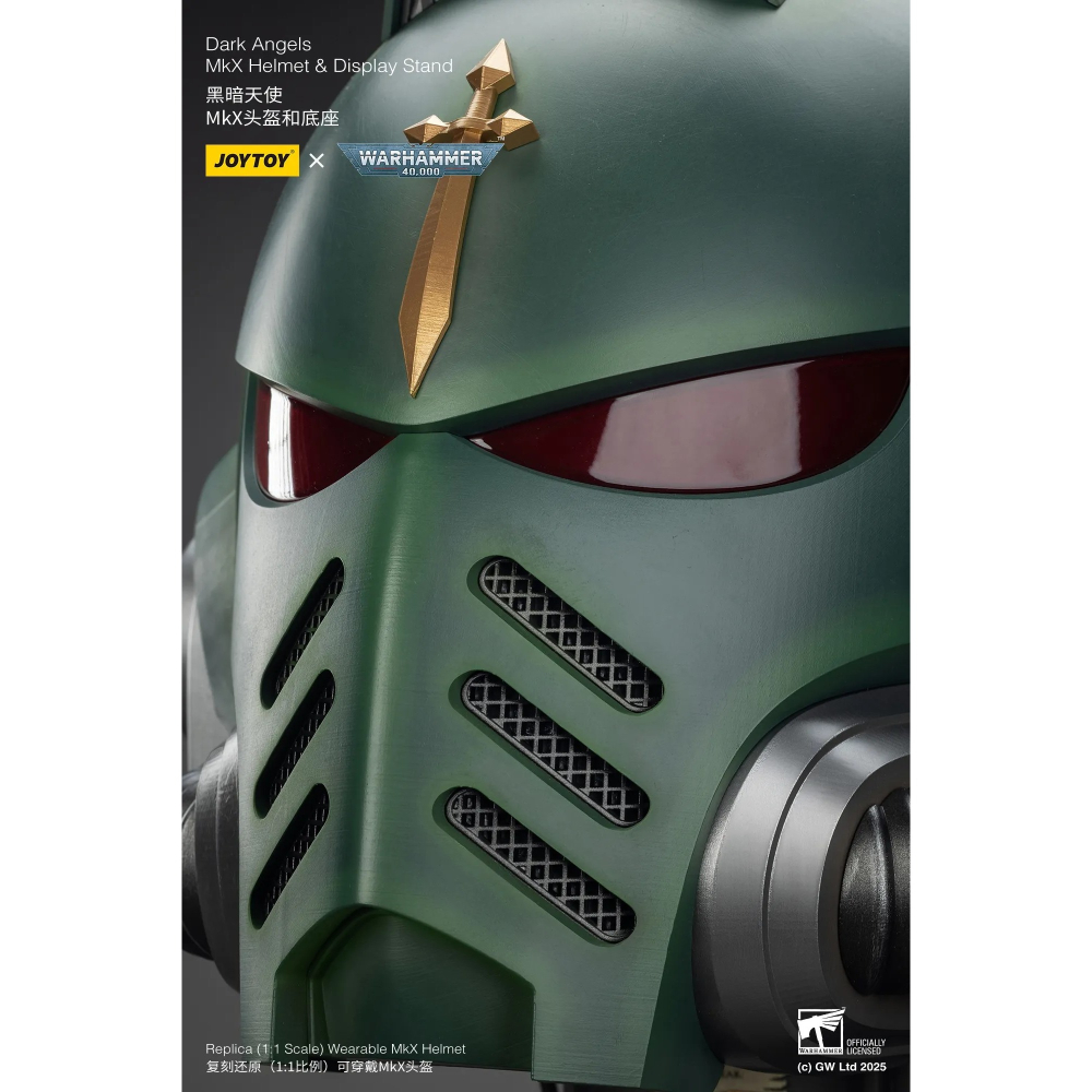 Dark Angels: MkX Helmet & Display Stand - 黑暗天使: MkX頭盔和底座-細節圖7
