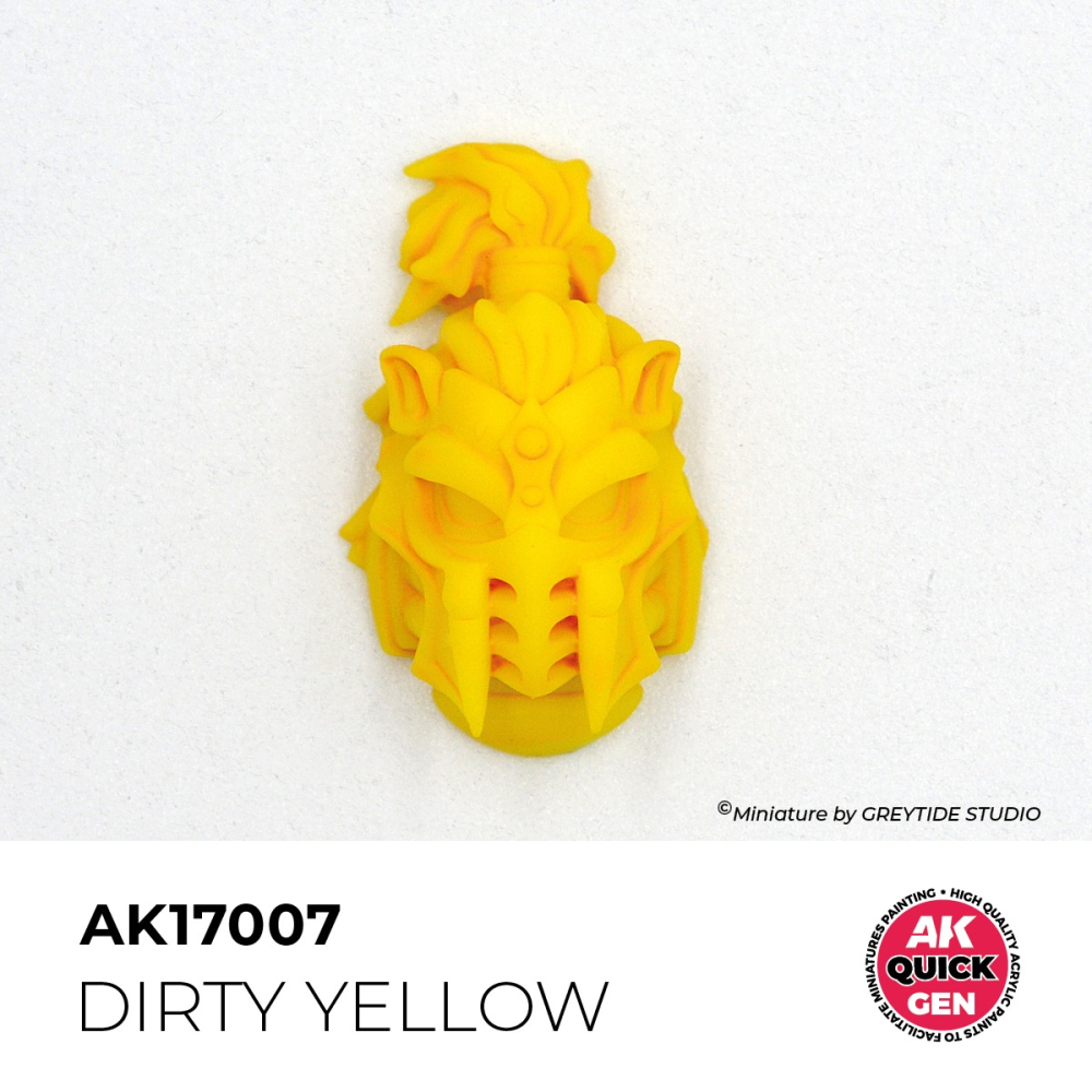 AK17007 - Quick Gen - Dirty Yellow 18 ml - 污垢黃色 18ml-細節圖2