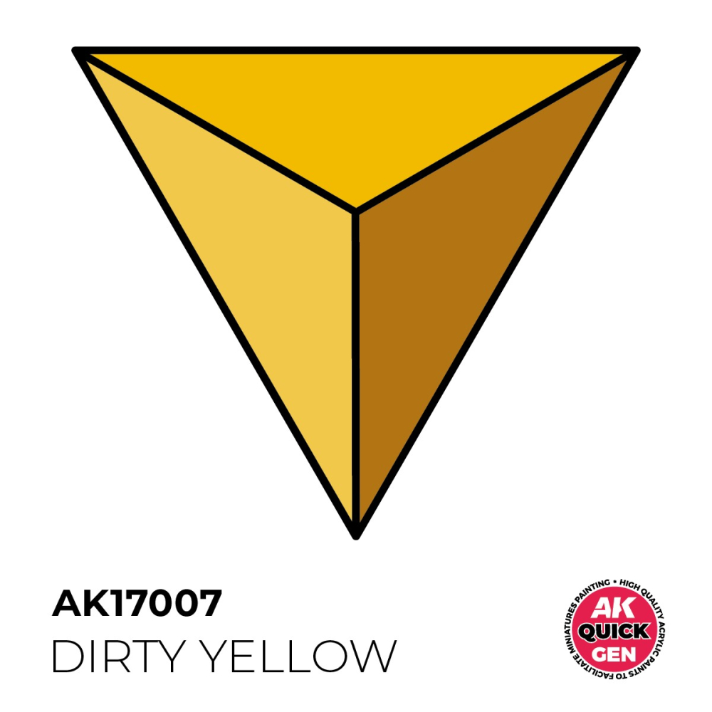 AK17007 - Quick Gen - Dirty Yellow 18 ml - 污垢黃色 18ml-細節圖3