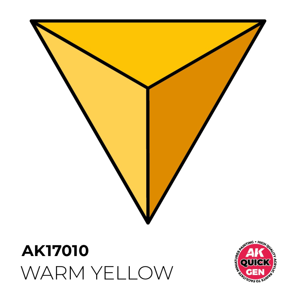 AK17010 - Quick Gen - Warm Yellow 18 ml - 暖黃色 18ml-細節圖3
