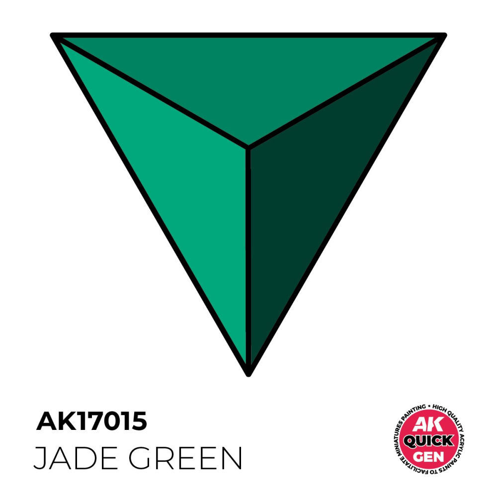 AK17015 - Quick Gen - Jade Green 18 ml - 翡翠綠色 18ml-細節圖3